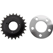 Offset Sprocket Kit — 530 chain, 23-tooth, 5.1 mm (0.200"), Black