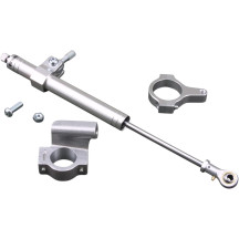 Steering Damper Kits — Chrome, Satin