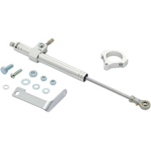 Steering Damper Kits — Chrome, satin finish
