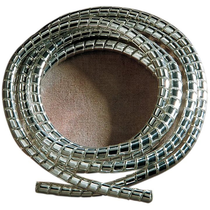 Cubierta cromada para cables y alambres — 7,9 mm (5/16") de diámetro, 152,5 cm (5') de largo, cromo