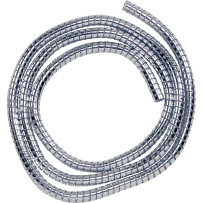 Chrome Cable/Wire Covering — 7.9 mm (5/16") diameter, 152.5 cm (5') length, Chrome