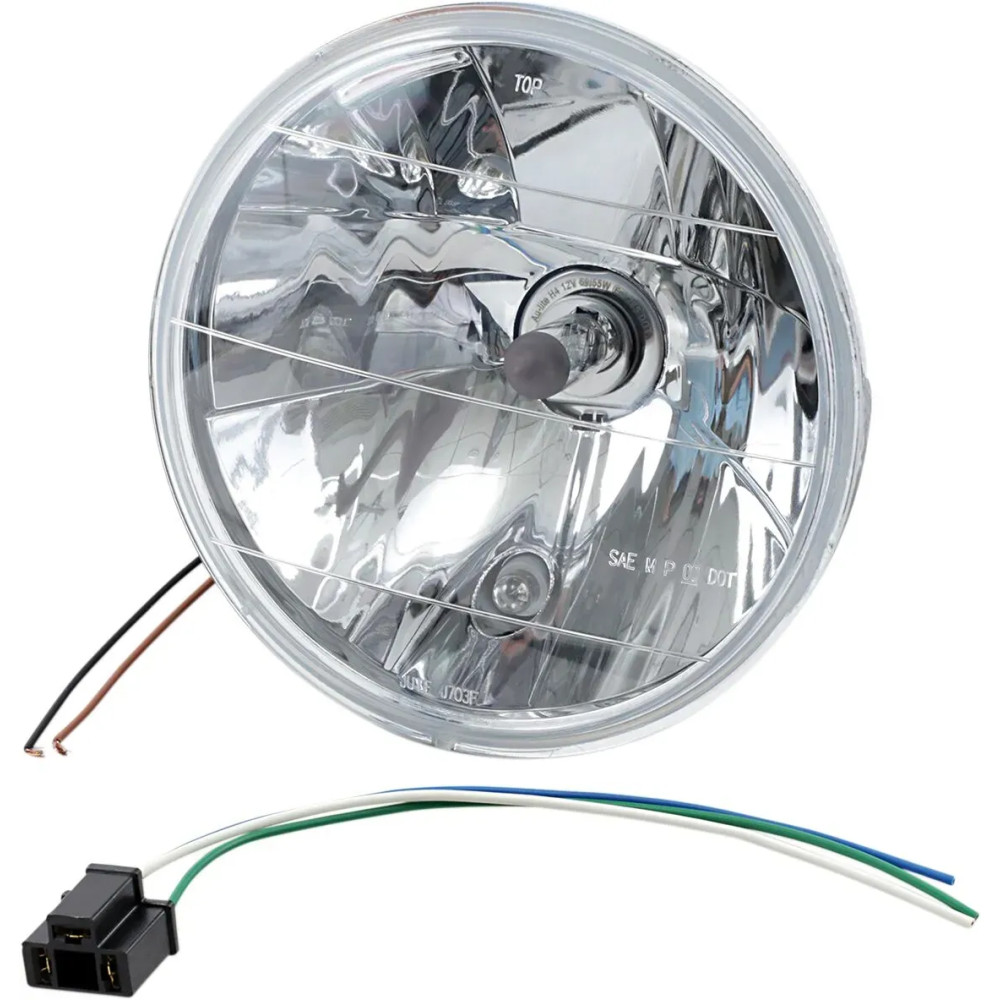 Faro de 7" con luz de circulación — 12 V, 55/60 W