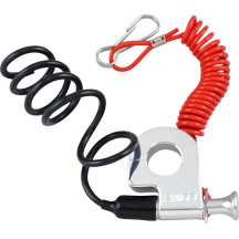 Tether Kill Switch — 22 mm (7/8”), Aluminum, Black, Orange