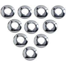 Cup Washers — 0.625 in inside diameter, Chrome, 10 pack
