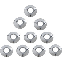Cup Washers — 12.70 mm (0.50") inside diameter, Chrome, 10 pack