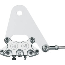 Caliper Kit — 292 mm (11-1/2"), rear, Chrome
