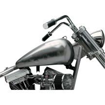 Fat Bob-Style Gas Tanks — 13.2 L (3.5 US gal.), Silver