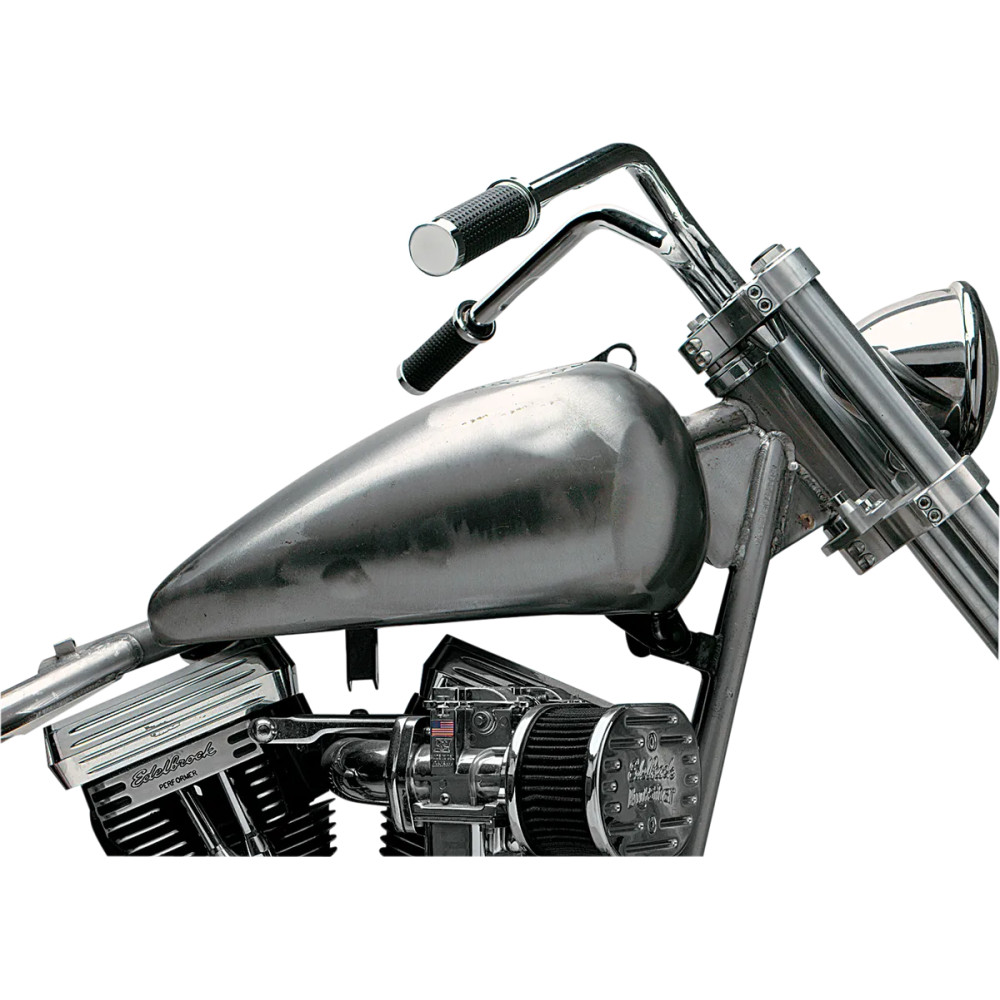 Fat Bob-Style Gas Tanks — 13.2 L (3.5 US gal.), Silver