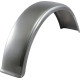 Guardabarros trasero plano de 6" — 6" ancho, 41" contorno, montaje trasero