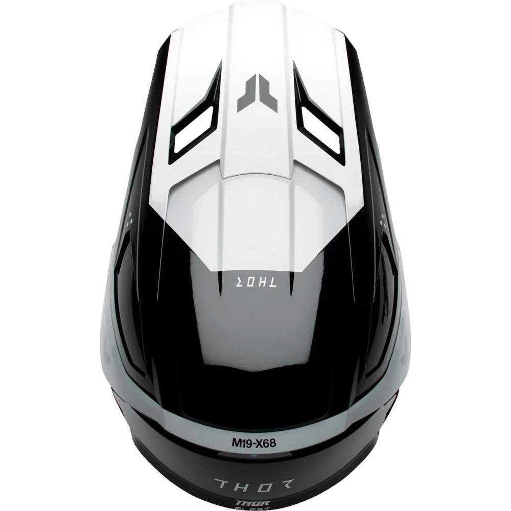 Youth Fleet Storm Helmet — Size M, Black gloss