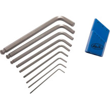 Ball-End Allen Set — Metric assortment, chrome finish