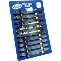 8-1/2" Tire Irons Card of 10 — 21.5 cm (8-1/2"), 10 Pack, Gray
