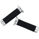 Agarres Cruiser 860 — 22 mm (7/8"), Negro, Cromado