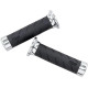 862 Puños Cruiser — 22 mm (7/8\"), 14 cm (5-1/2\"), negro, acabado cromado