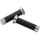 862 Puños Cruiser — 22 mm (7/8\"), 14 cm (5-1/2\"), negro, acabado cromado