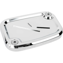 Master Cylinder Cover — Black, Silver