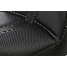 Dominator Solo Seat — 15" overall length, 12" width, Black