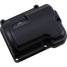 Transmission Cover — transmission end, black, each