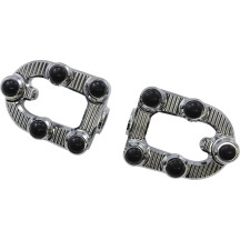 MX Foot Pegs — Driver application, Chrome finish