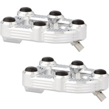 MX Foot Pegs — Driver application, Chrome finish