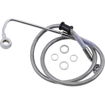 Latiguillo de freno de acero inoxidable de longitud extendida — 83 cm (32-3/4"), sobredimensionado +5.1 cm (2"), delantero super