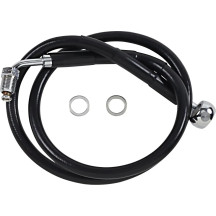 Tubo de freno de acero inoxidable de longitud extendida — Sobredimensionado [+20,3 cm (8" )], 75 cm (29-1/2" ), para ABS