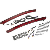 Luces LED Machete™ — luz de alforja, rojo, para Harley-Davidson®