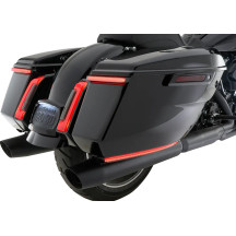 Machete™ LED Lights — Fits Harley-Davidson®, Smoke lens