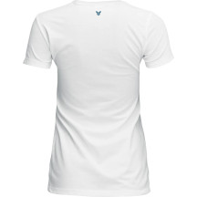Women's Brave T-Shirt — M, Slim fit, White, Blue