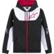 Sessions V3 Zip Hoodie — L, Black/Red/White