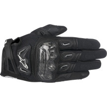 SMX-2 Air Carbon V2 Leather Gloves — Size M, Black, Short cuff
