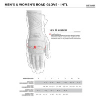 Copper Gloves — 2XL, Black, Fluorescent Red