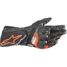 SP-8 V3 Gloves — L, Fluorescent Red, Black
