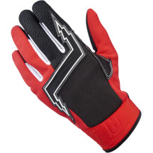Guantes Baja — Talla L, Rojo, Negro