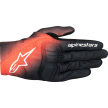 Reef V2 Gloves — Fluorescent Red, Black, M
