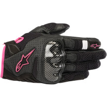 Stella SMX-1 Air V2 Gloves — XL, Black, Fuchsia