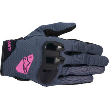 Women's Chrome Gloves — L, Blue