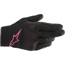 Guantes Stella S-Max Drystar® — Talla L, Negro/Fucsia