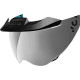 Domain™ Helmet MotoShield™ — One Size, Mirror Silver, Fits Domain™