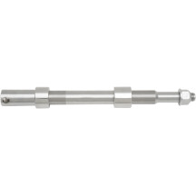 Front Axle Kit — 25.4 mm axle, 32.6 cm length, Chrome