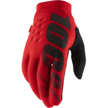 Brisker Gloves — Size L, Red