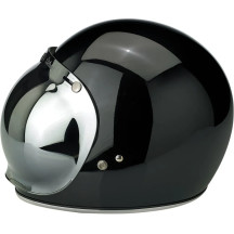 Pantalla burbuja antivaho — acabado espejo, cromado, ajuste para visera de 3 broches