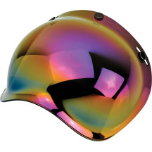 Pantalla burbuja antivaho — ajuste 3 broches, espejo, ahumado, arcoíris