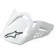 Supertech M10/Supertech M8 Helmet Visor — Fits Supertech M10, Supertech M8, White Gloss