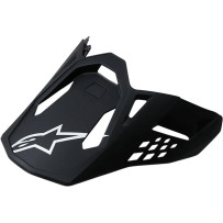 Visera para casco Supertech M10/Supertech M8 — Compatible con Supertech M10, Supertech M8, negro mate, talla única
