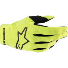 Guantes Radar — XL, Negro, Amarillo fluorescente