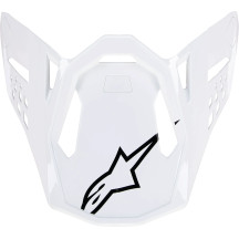 Supertech M10 Helmet Visor — Fits Supertech M10, One Size, White Gloss