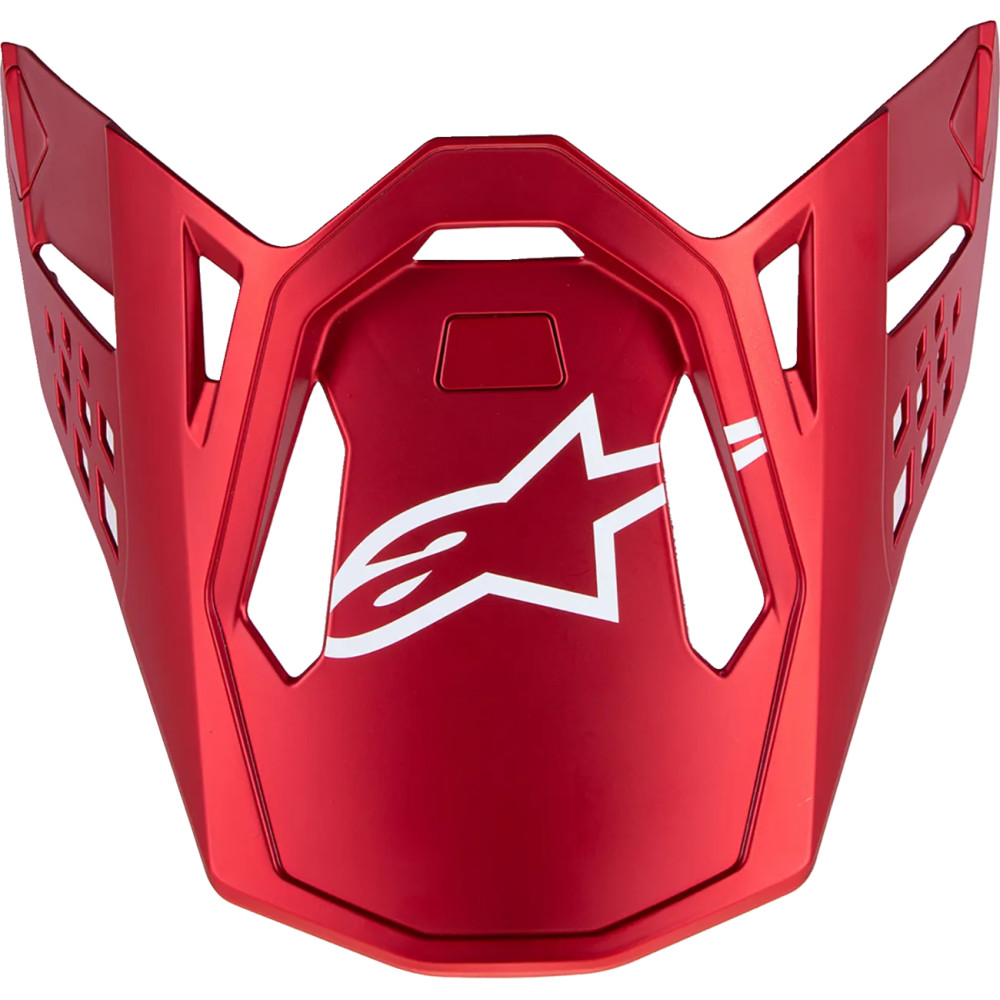 Visera para casco Supertech M10 — Talla única, Rojo