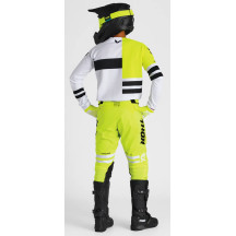 Launchmode Gloves — XL, Acid yellow/white, Men's