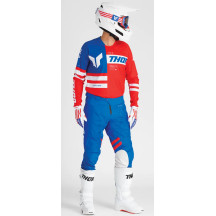 Launchmode Gloves — 2XL, Red, White, Blue